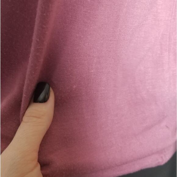 Moral Fiber | Pink and White Retro Style Ringer Tee - Picture 5 of 6